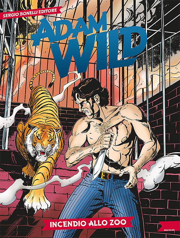Incendio allo zoo Adam Wild 14 copertina