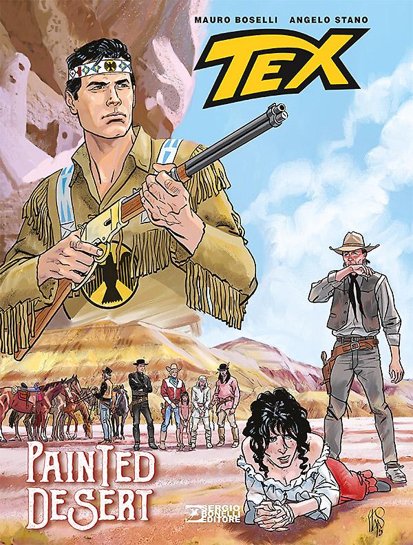 Painted desert - Tex Romanzi a fumetti 3 cover