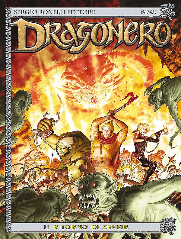 Il ritorno di Zehfir - Dragonero 34 cover