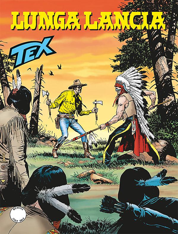 Lunga Lancia - Tex 667 cover
