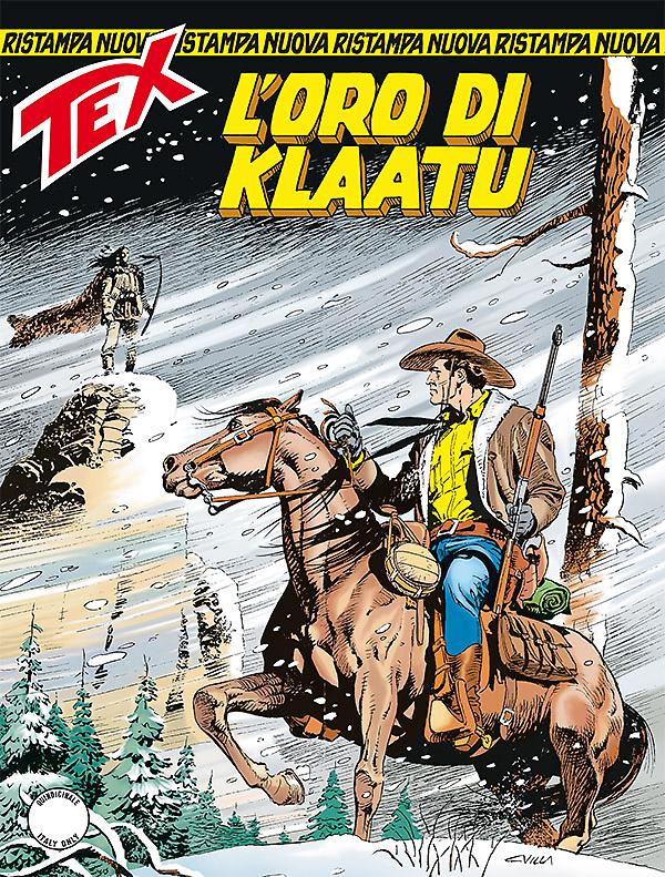 L'oro di Klaatu - Tex Nuova Ristampa 401 cover