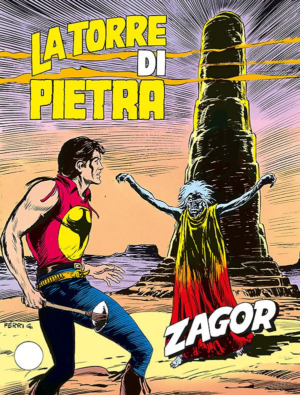 La torre di pietra - Zagor 206 cover