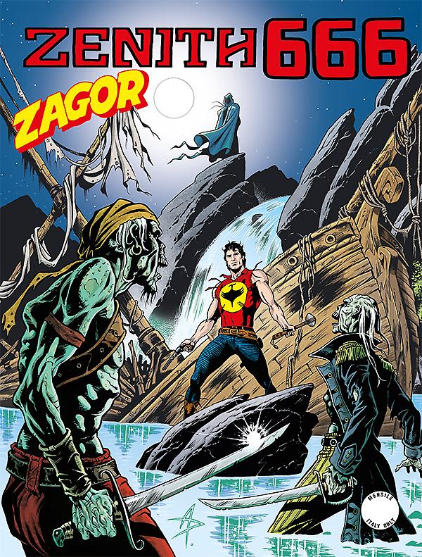 Zenith 666 - Zagor 615 cover