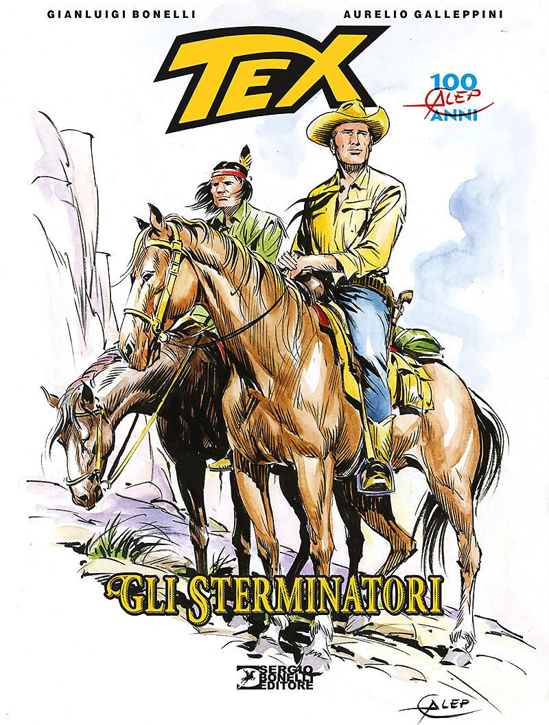 Gli sterminatori - Tex Romanzi a fumetti 05 cover