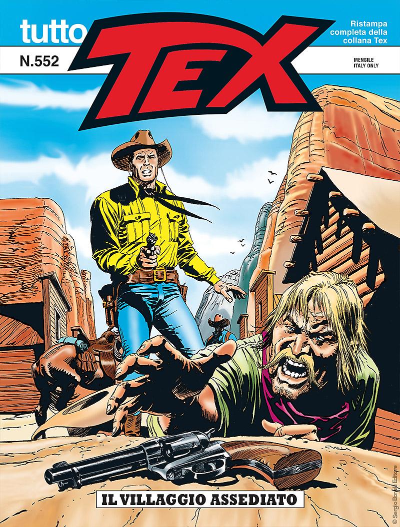 Il villaggio assediato - Tutto Tex 552 cover