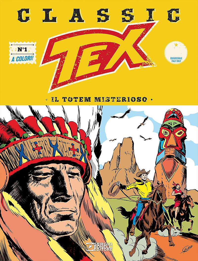 Il totem misterioso - Tex Classic 01 cover