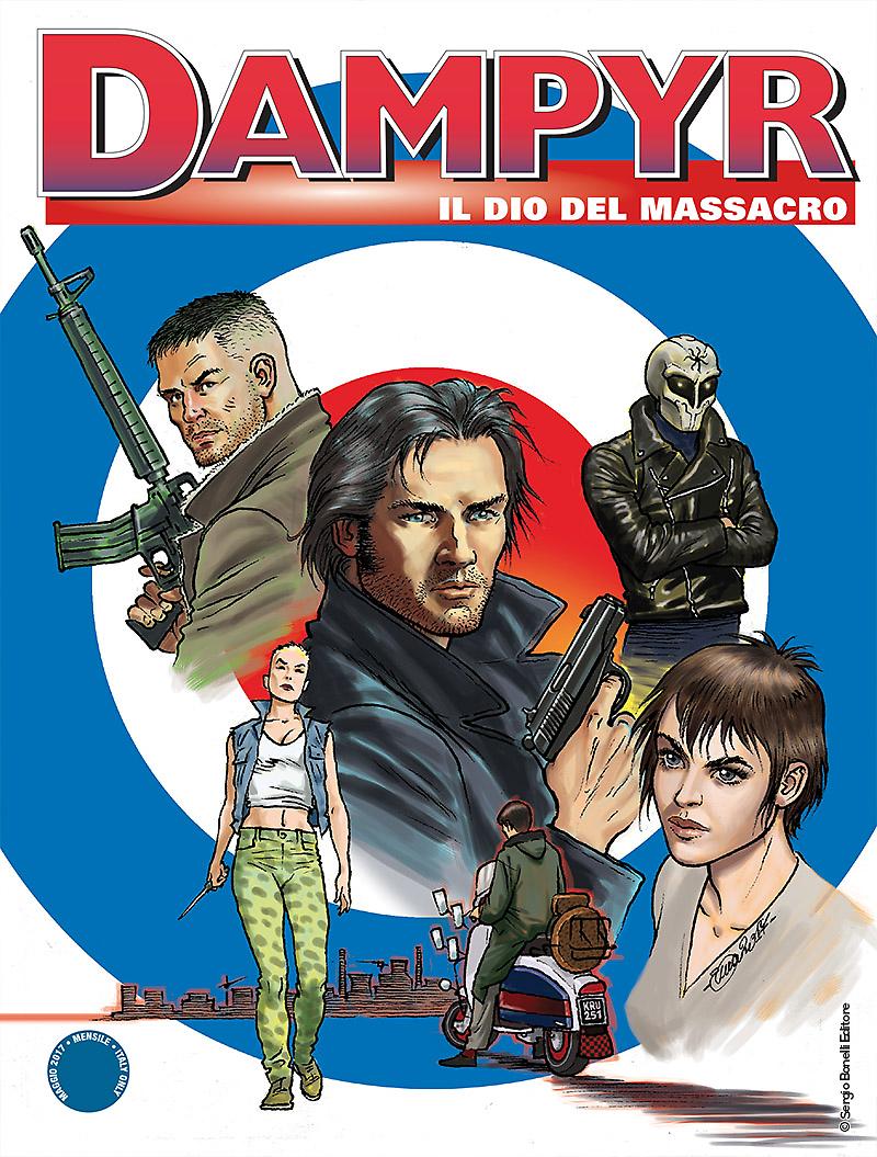 Il dio del massacro - Dampyr 206 cover
