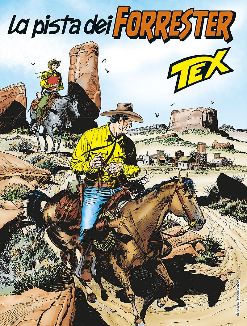 La pista dei Forrester - Tex 680 cover