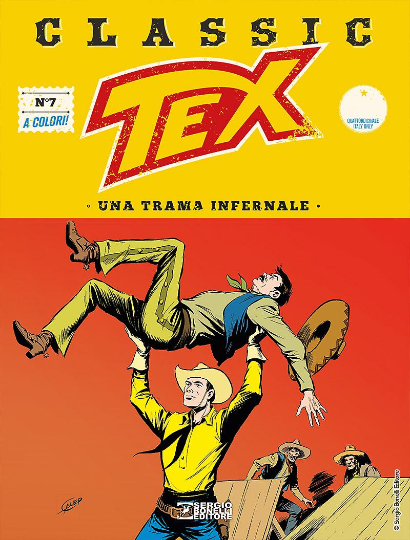 Una trama infernale - Tex classic 07 cover