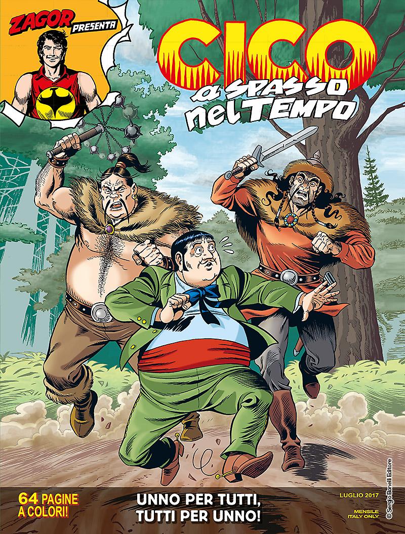 Unno per tutti, tutti per Unno! - Cico A Spasso nel Tempo 02 cover