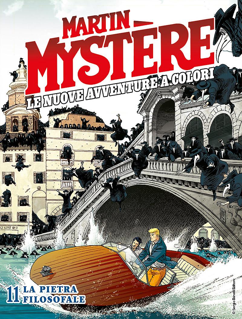La pietra filosofale - Martin Mystère Le Nuove Avventure a Colori 11 cover