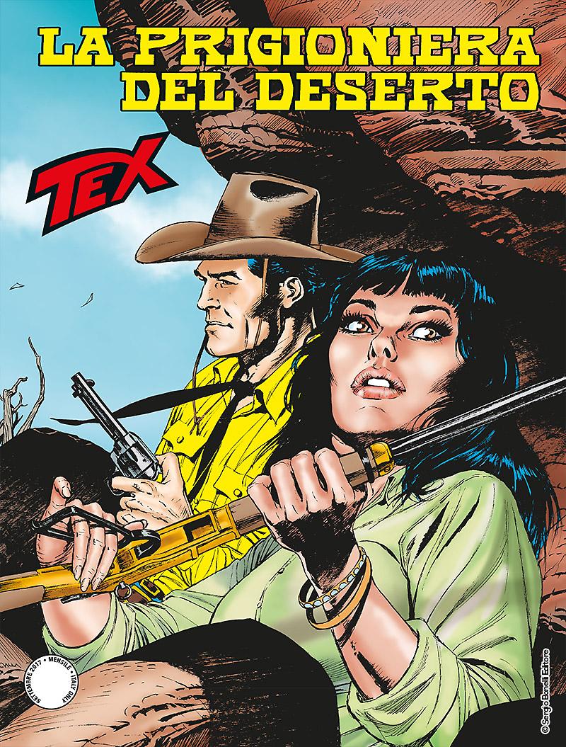 La prigioniera del deserto - Tex 683 cover