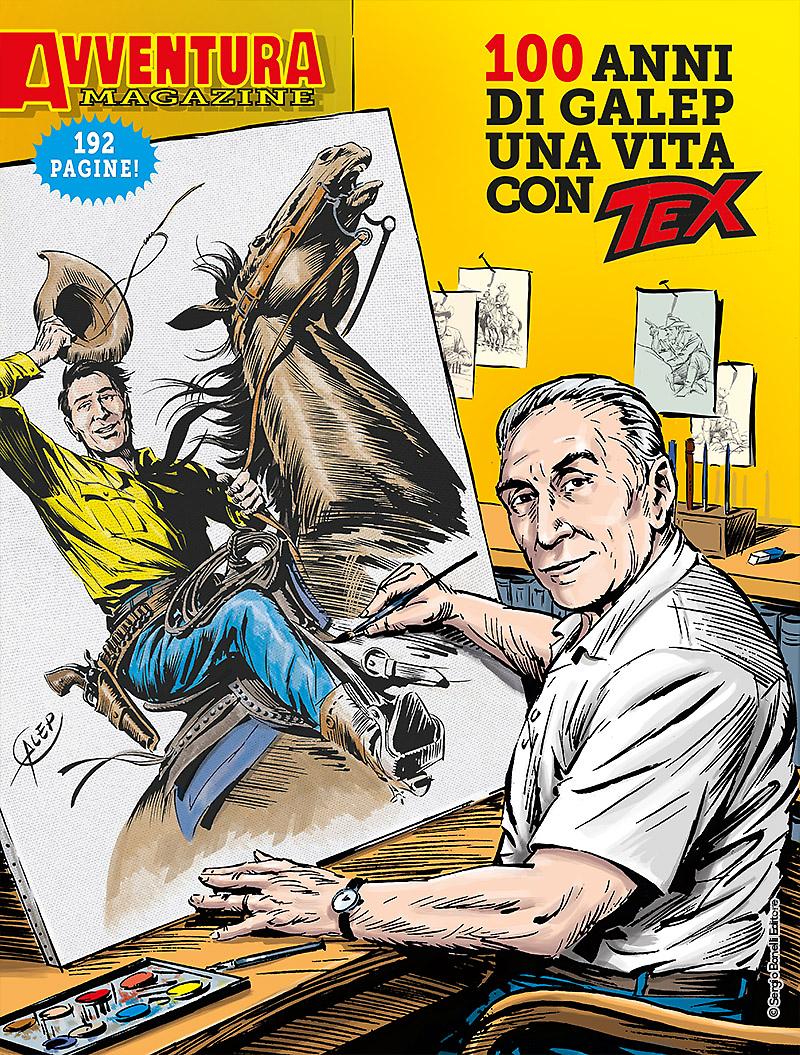 Avventura Magazine - 100 anni di Galep una vita con Tex cover