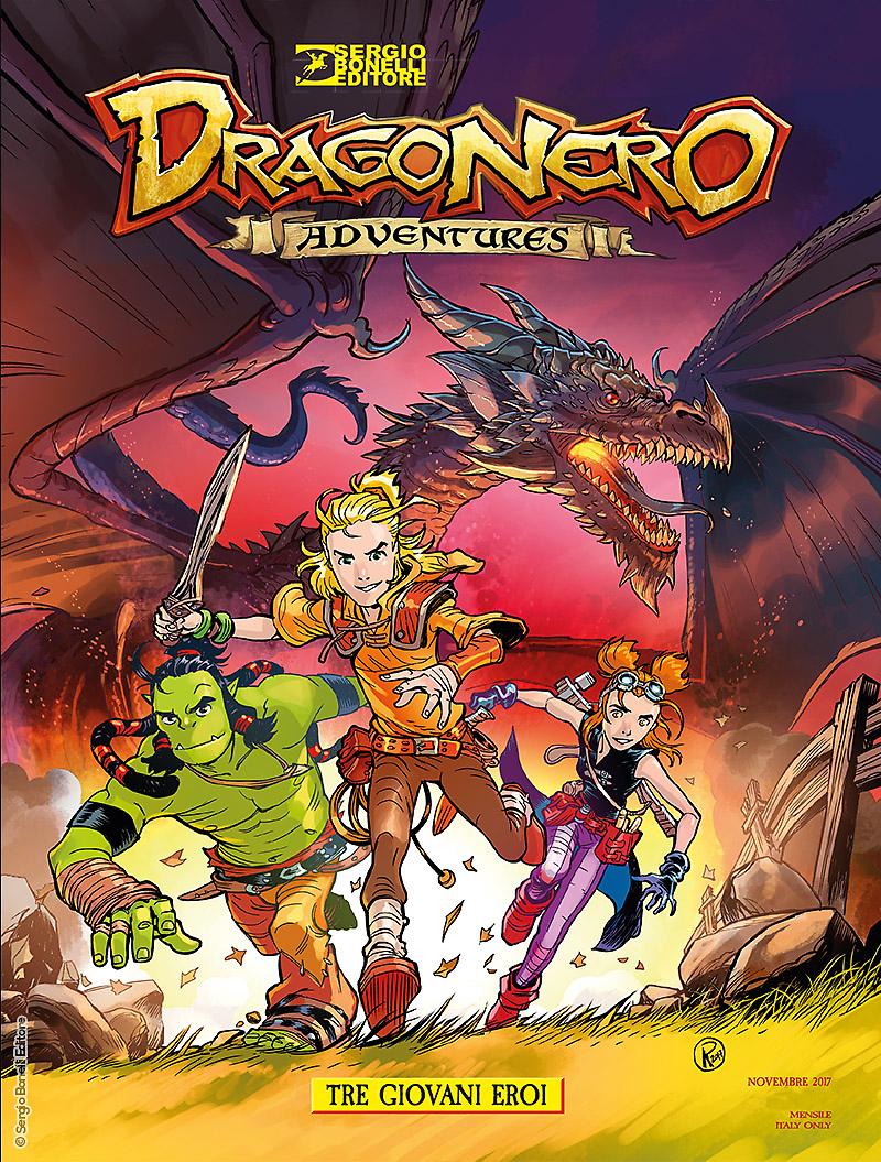 Tre giovani eroi - Dragonero Adventures 01 cover