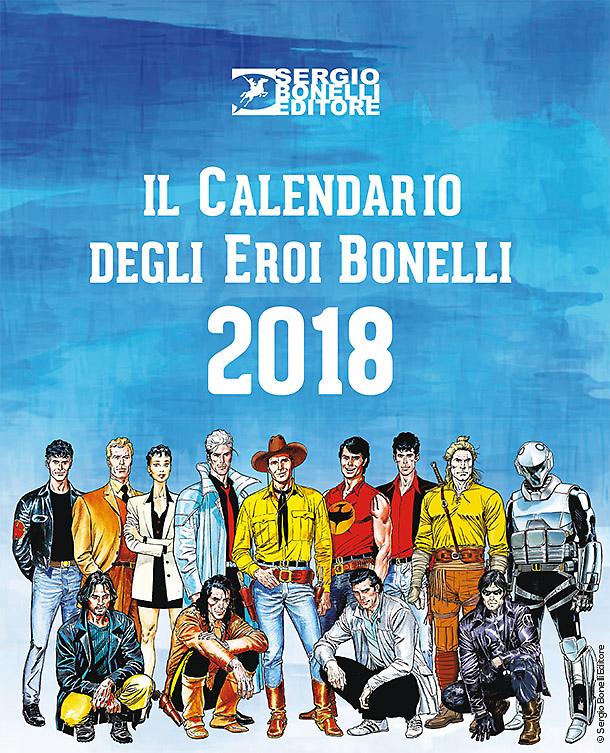 Il Calendario degli Eroi Bonelli 2018