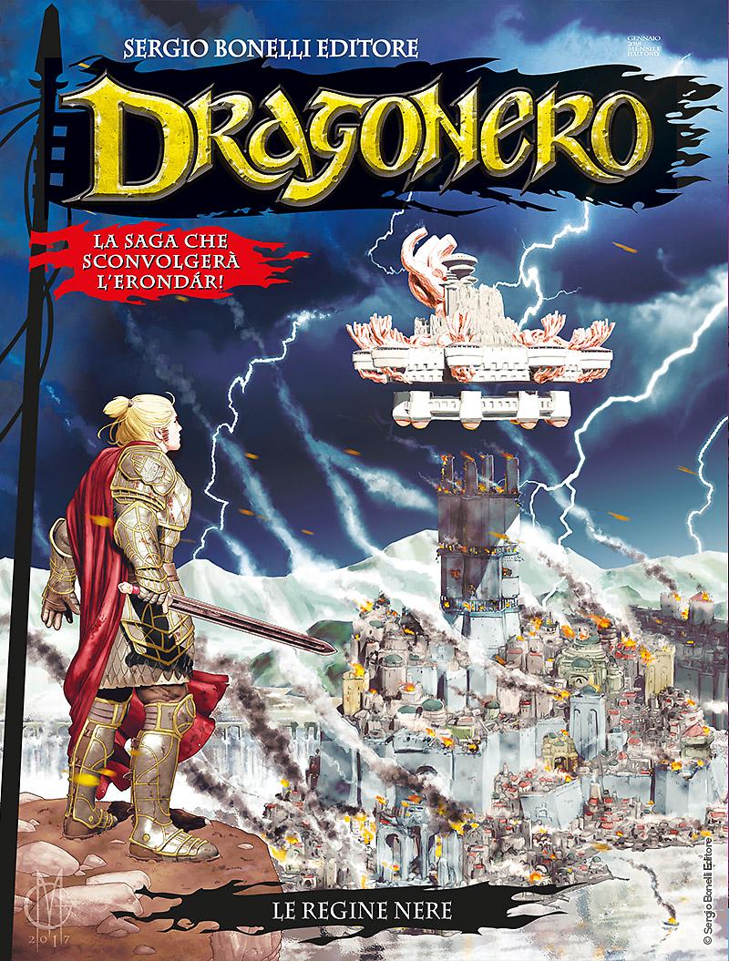 Le Regine Nere - Dragonero 56 cover