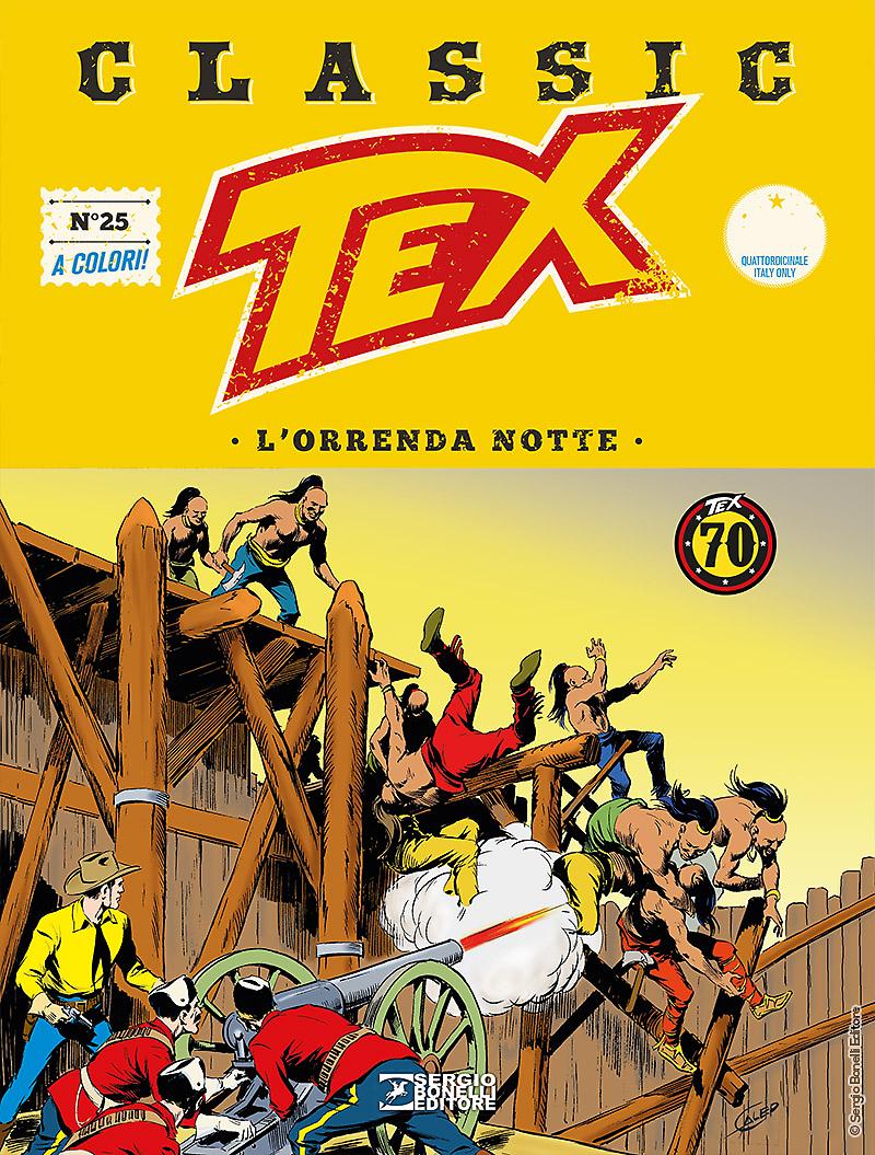 L'orrenda notte - Tex Classic 25 cover