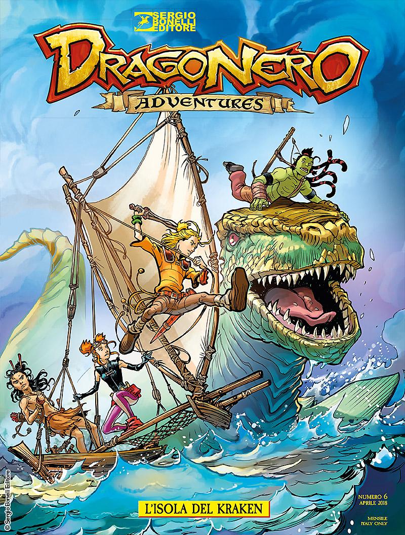 L'isola del Kraken - Dragonero Adventures 06 cover
