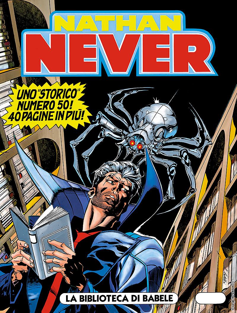La biblioteca di Babele - Nathan Never 50 cover