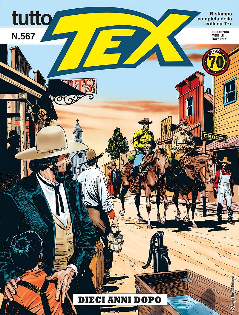 Dieci anni dopo - Tutto Tex 567 cover