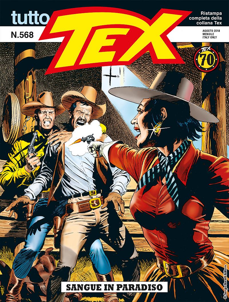 Sangue in paradiso - Tutto Tex 568 cover
