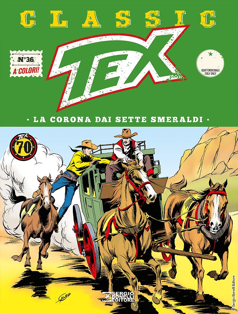 La corona dai sette smeraldi - Tex Classic 36 cover