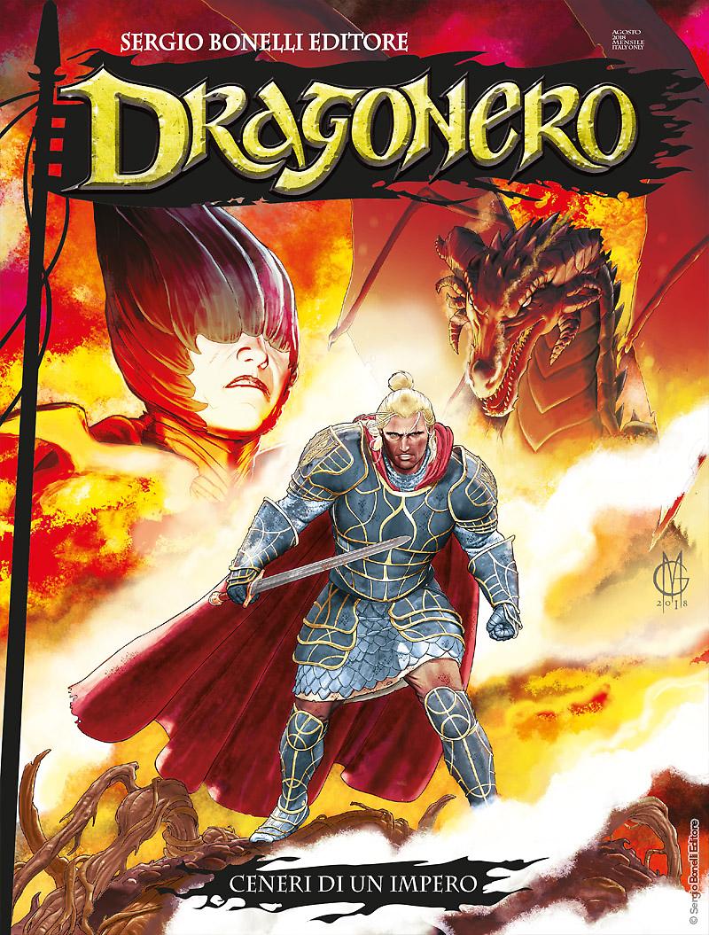 Ceneri di un impero - Dragonero 63 cover