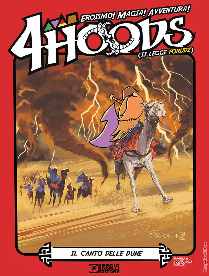 Il canto delle dune - 4Hoods 06 cover