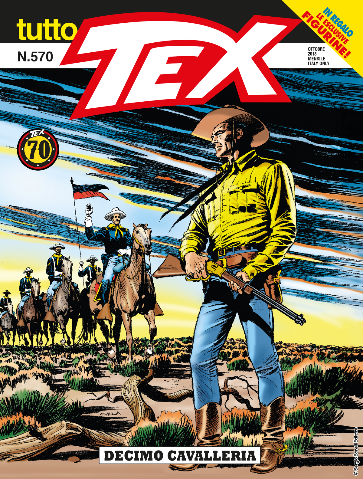Decimo cavalleria - Tutto Tex 570 cover