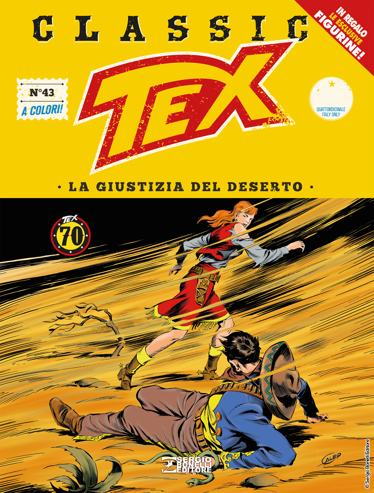 La giustizia del deserto - Tex Classic 43 cover