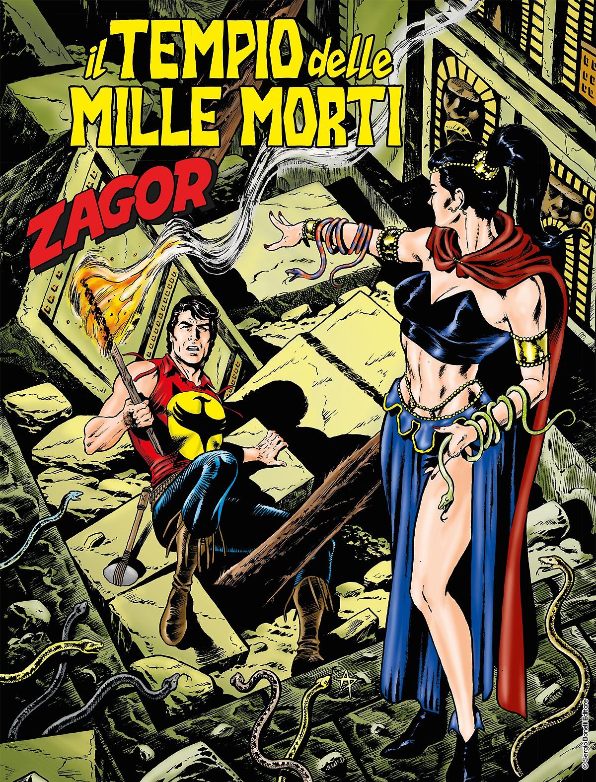 Il tempio delle mille morti - Zagor 640 cover