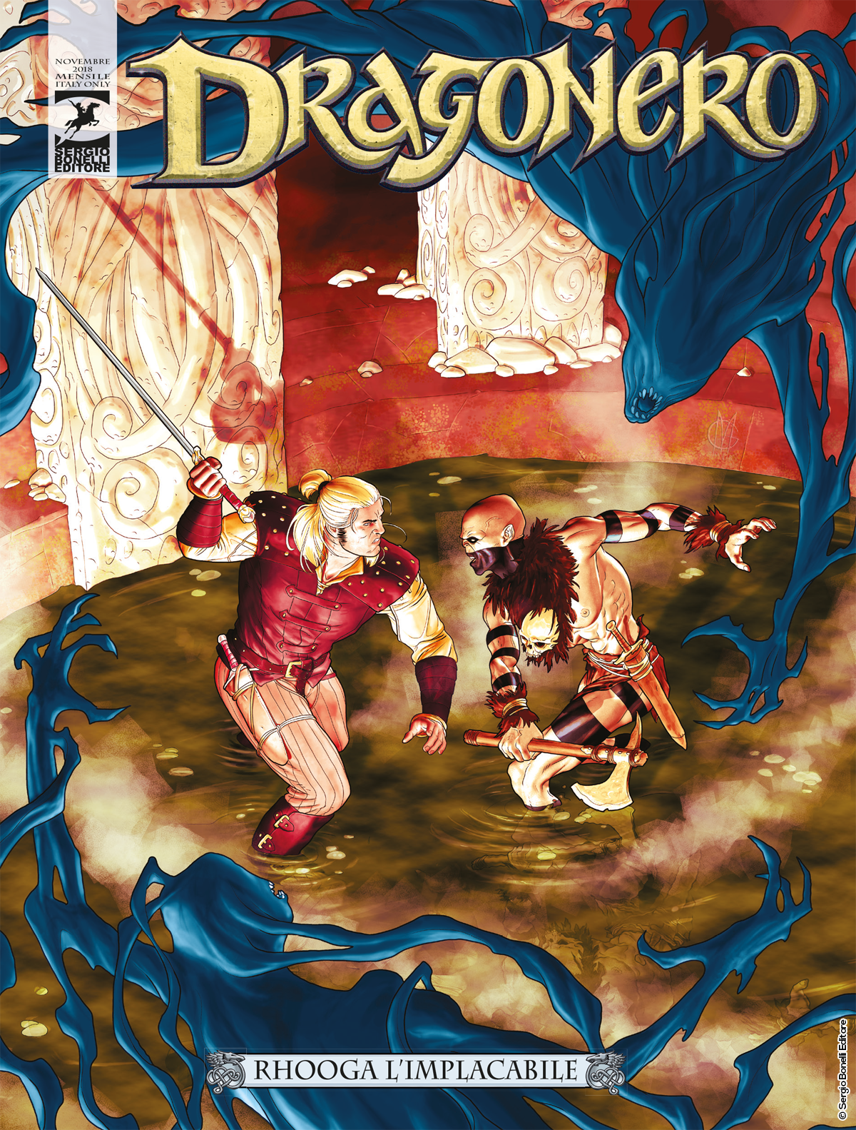 Rhooga l'implacabile - Dragonero 66 cover