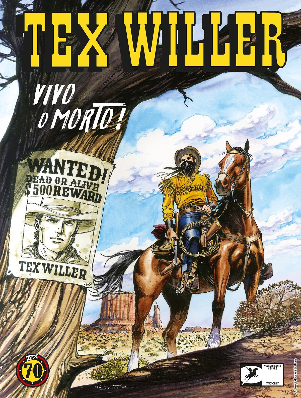Vivo o morto! - Tex Willer 01 cover