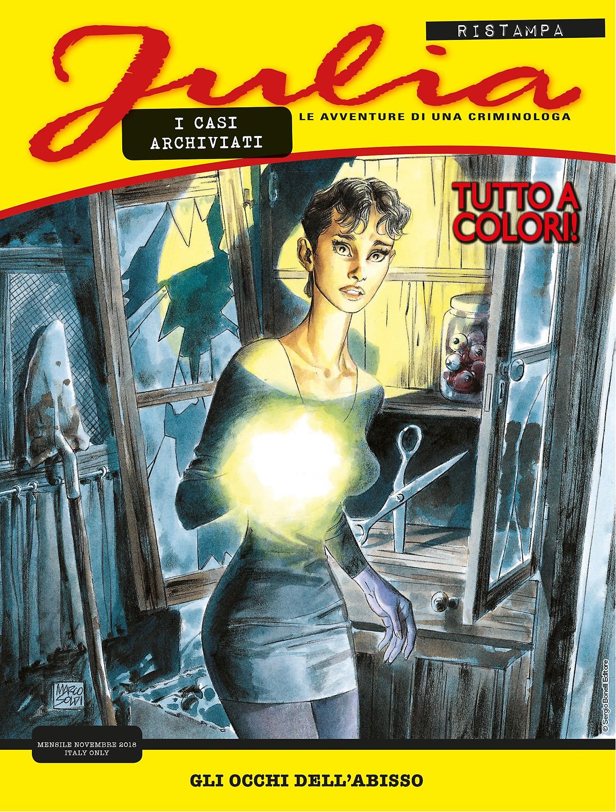 Gli occhi dell'abisso - Julia ristampa 01 cover