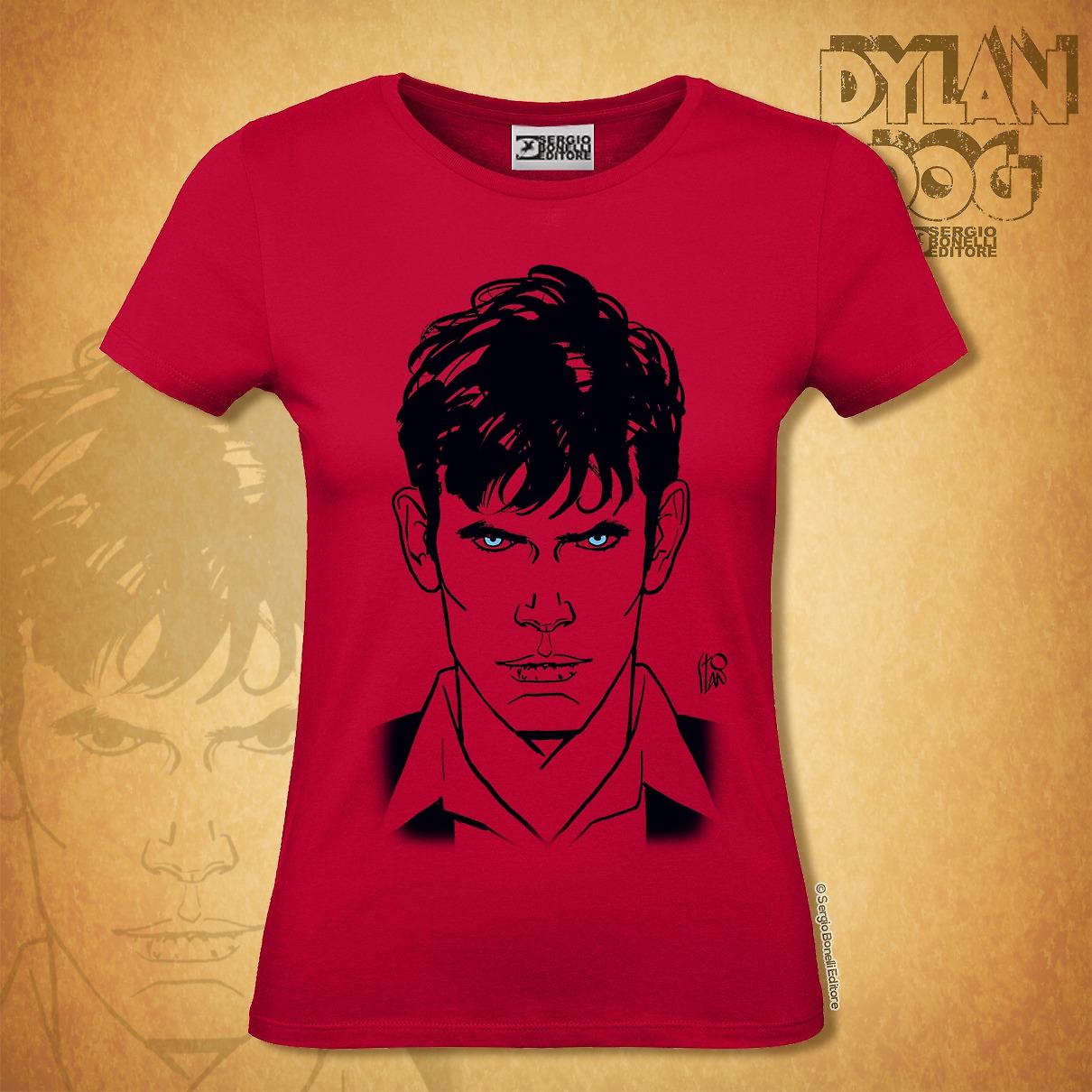 T-shirt Donna Dylan Dog - Rossa
