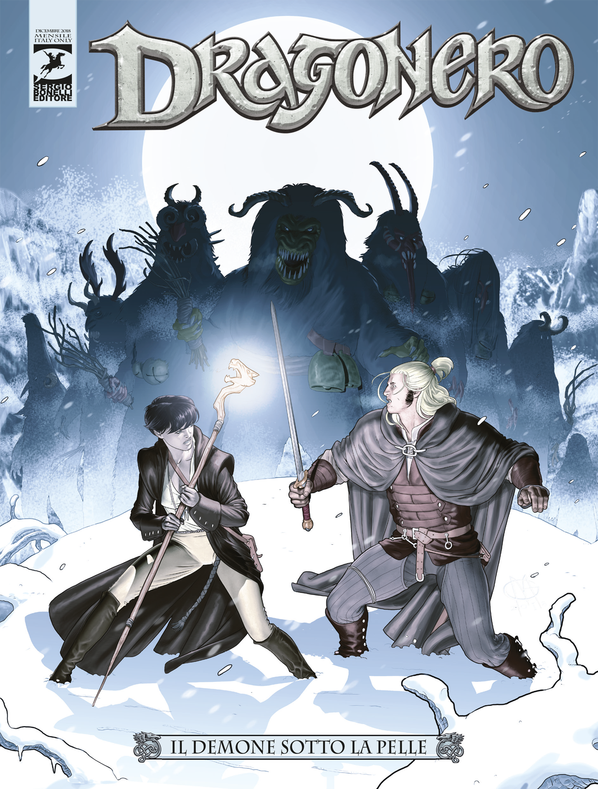 Il demone sotto la pelle - Dragonero 67 cover