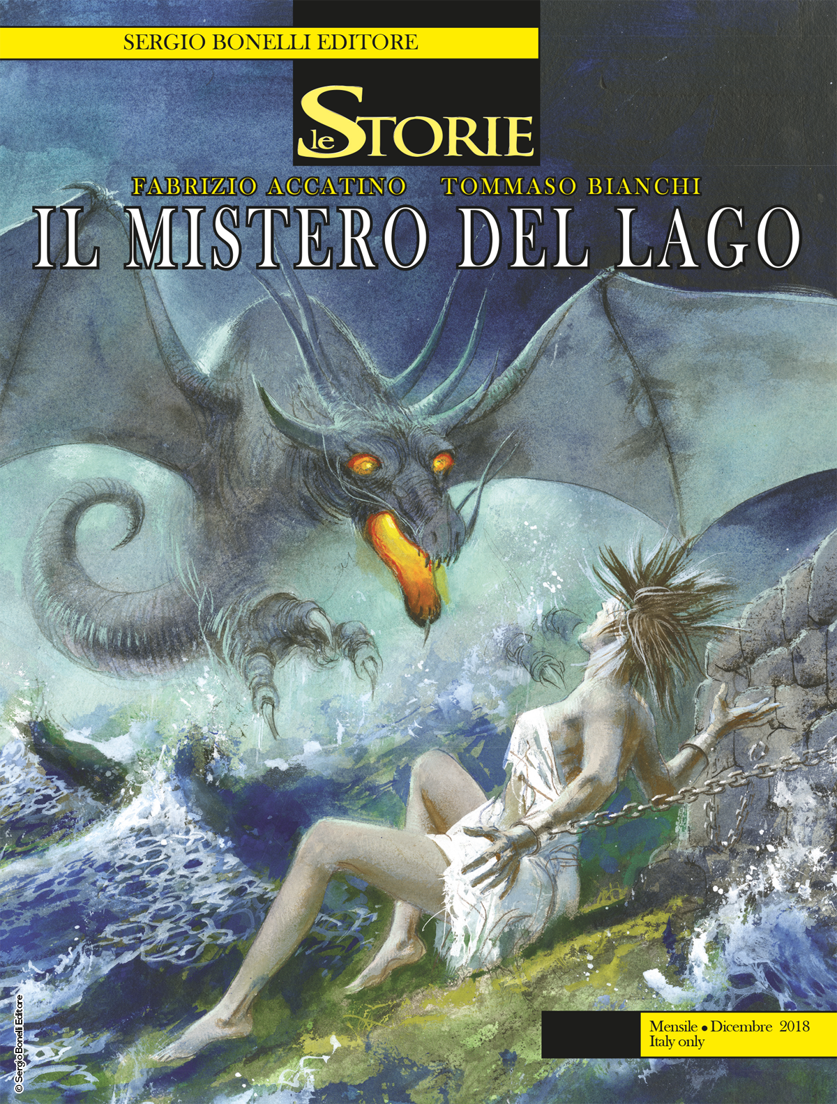 Il mistero del lago - Le Storie 75 cover