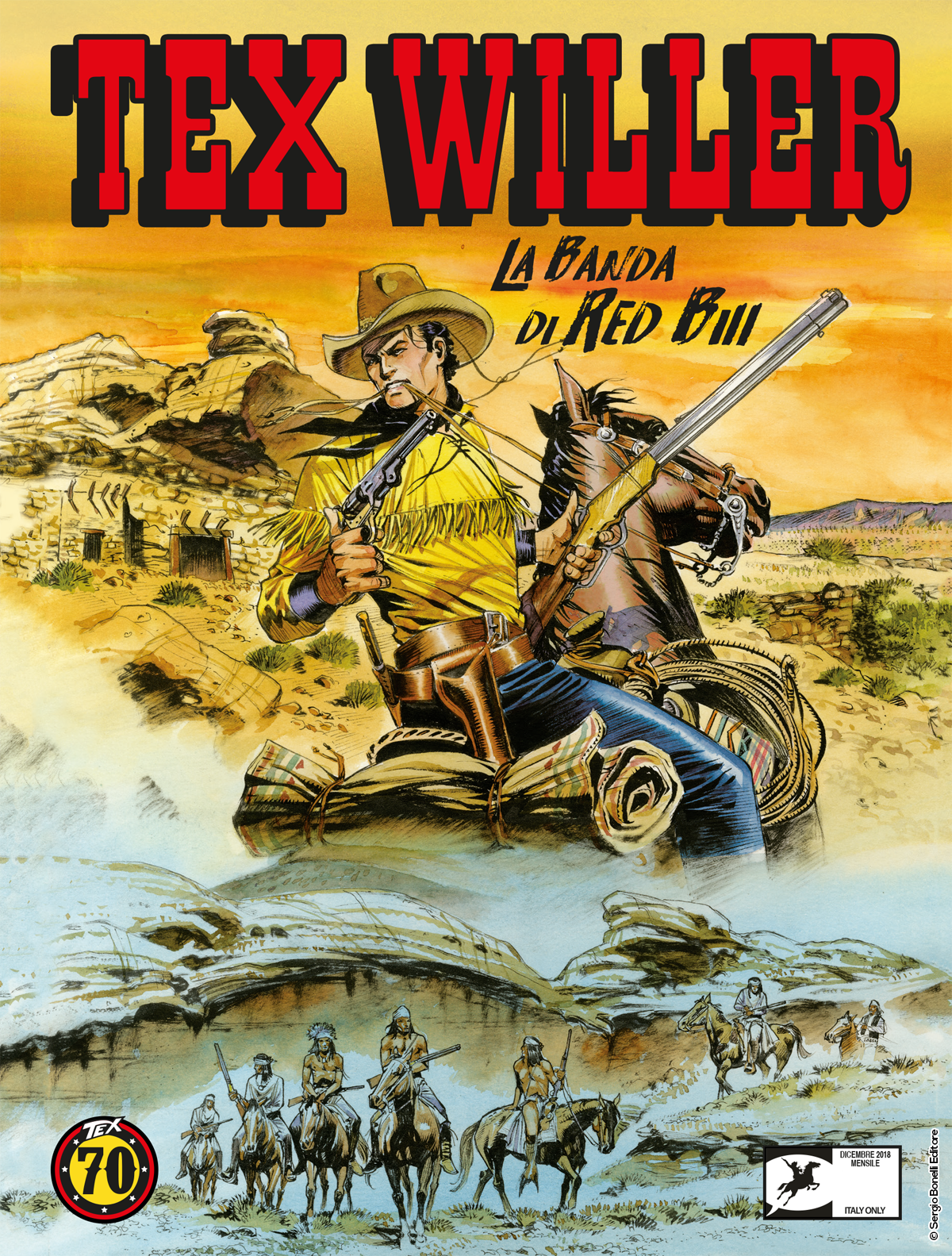 La banda do Red Bill - Tex Willer 02 cover