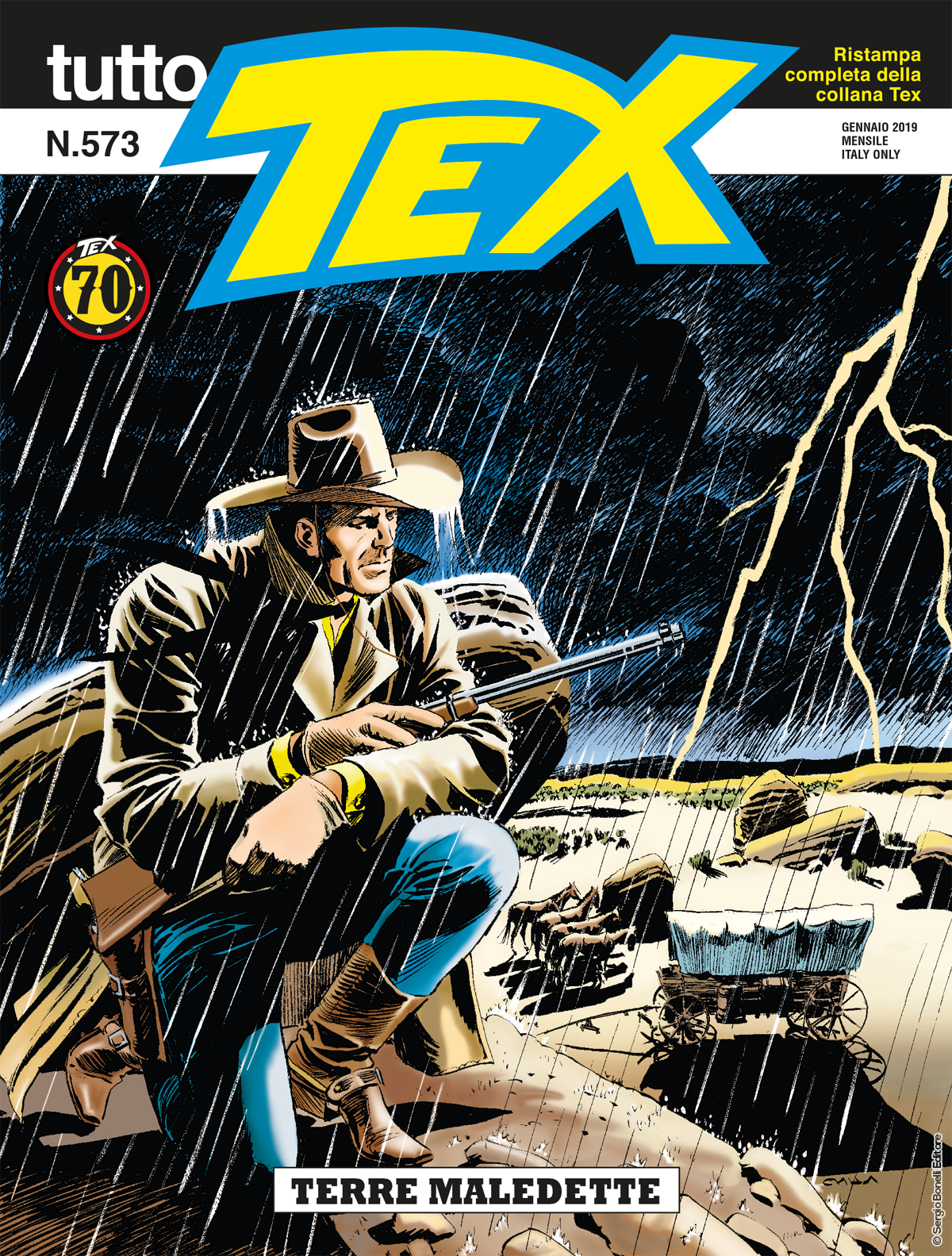 Terre maledette - Tutto Tex 573 cover