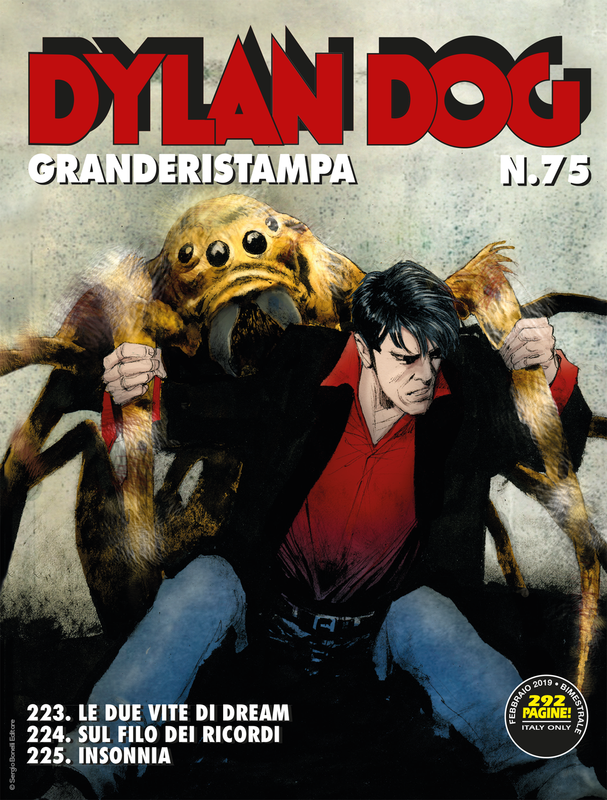 Dylan Dog Granderistampa n°75 cover