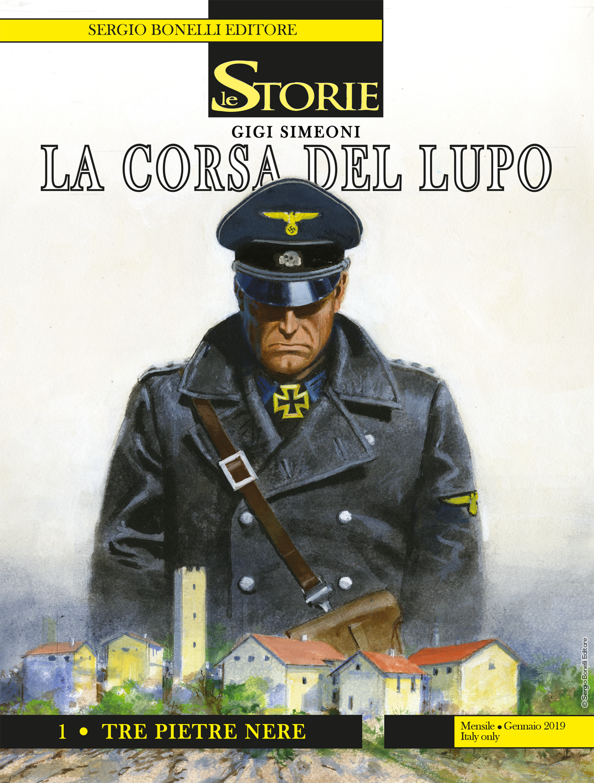 La corsa del Lupo - 1 Tre pietre nere - Le Storie 76 cover