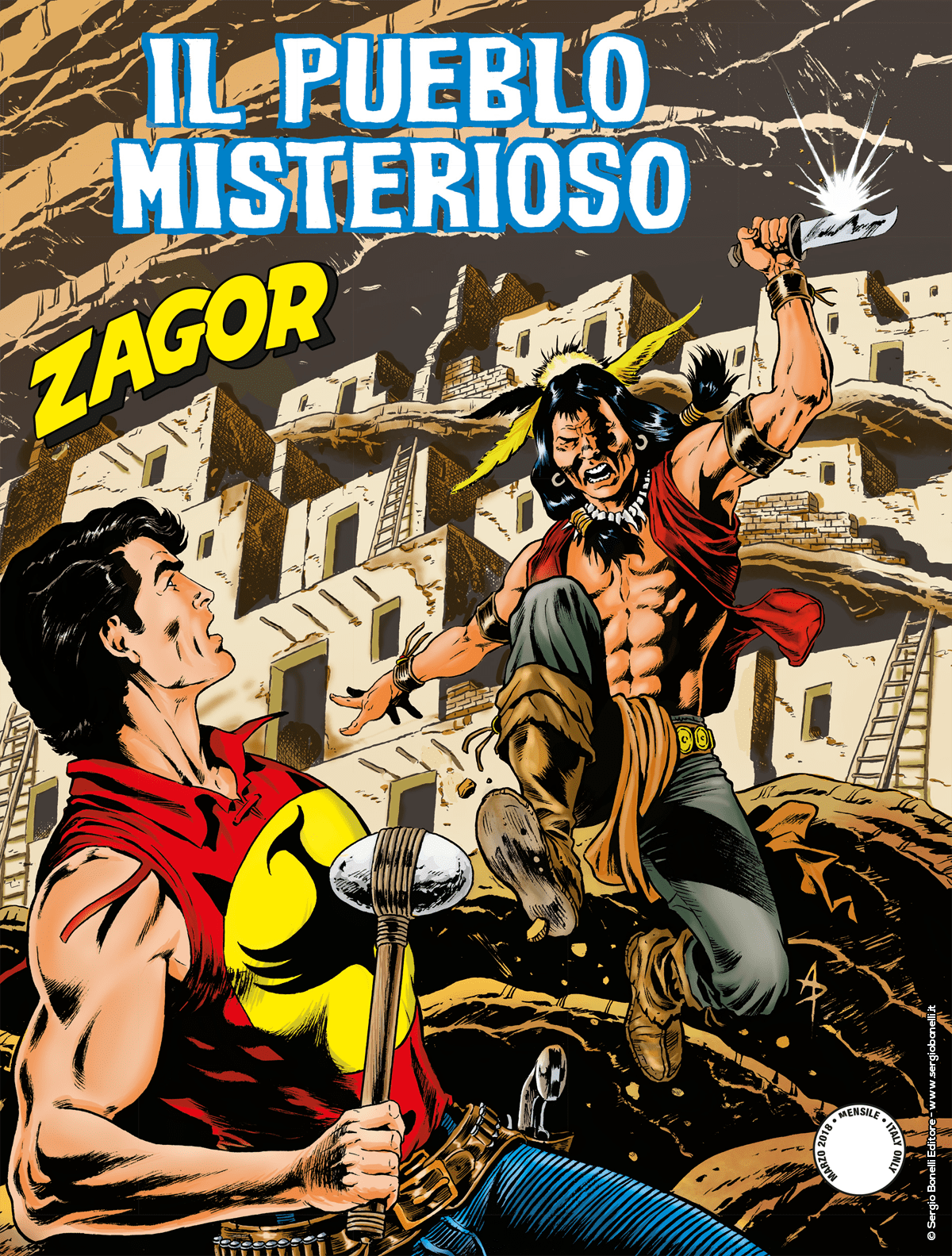 Il pueblo misterioso - Zagor 644 cover
