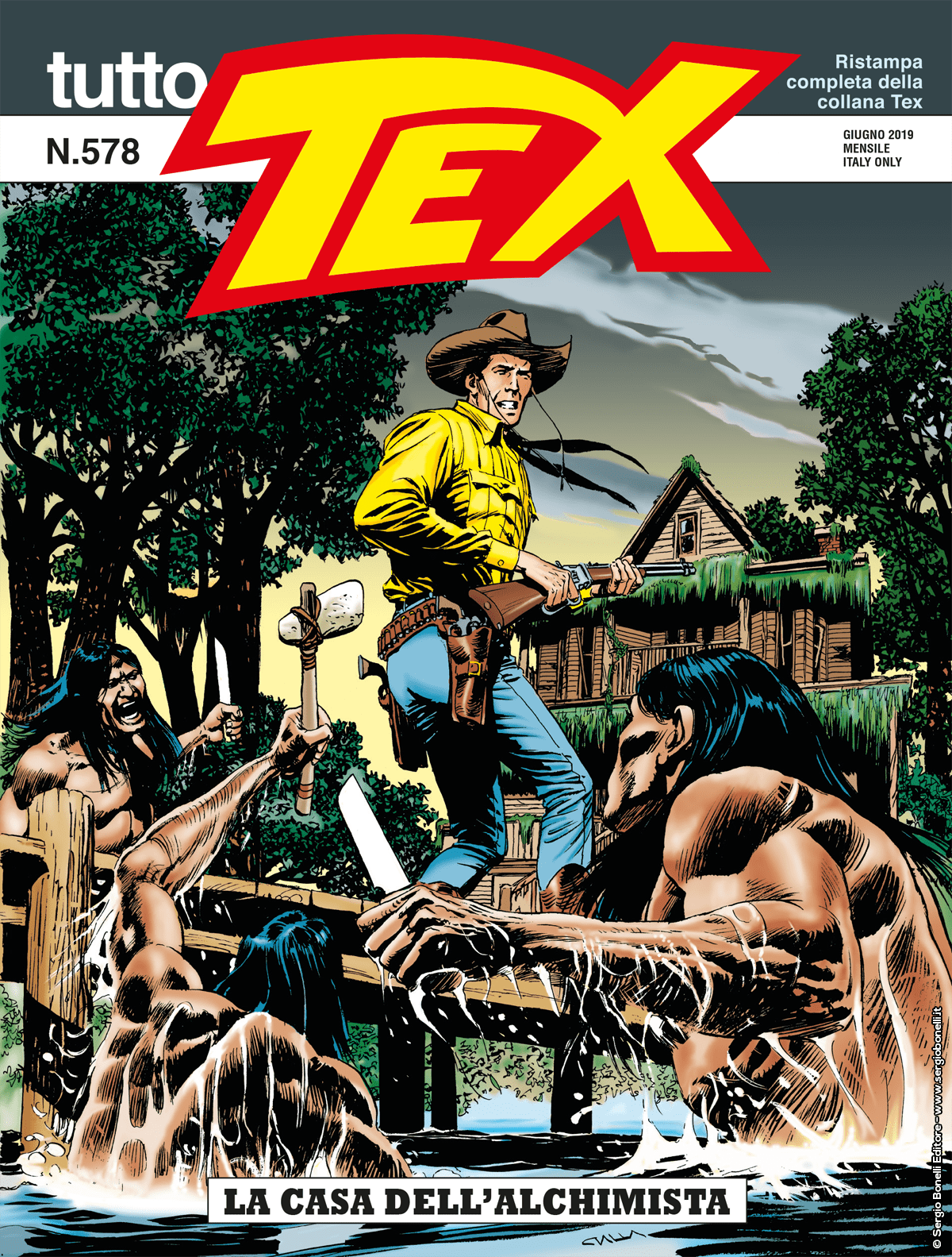 La casa dell'alchimista - Tutto Tex 578 cover