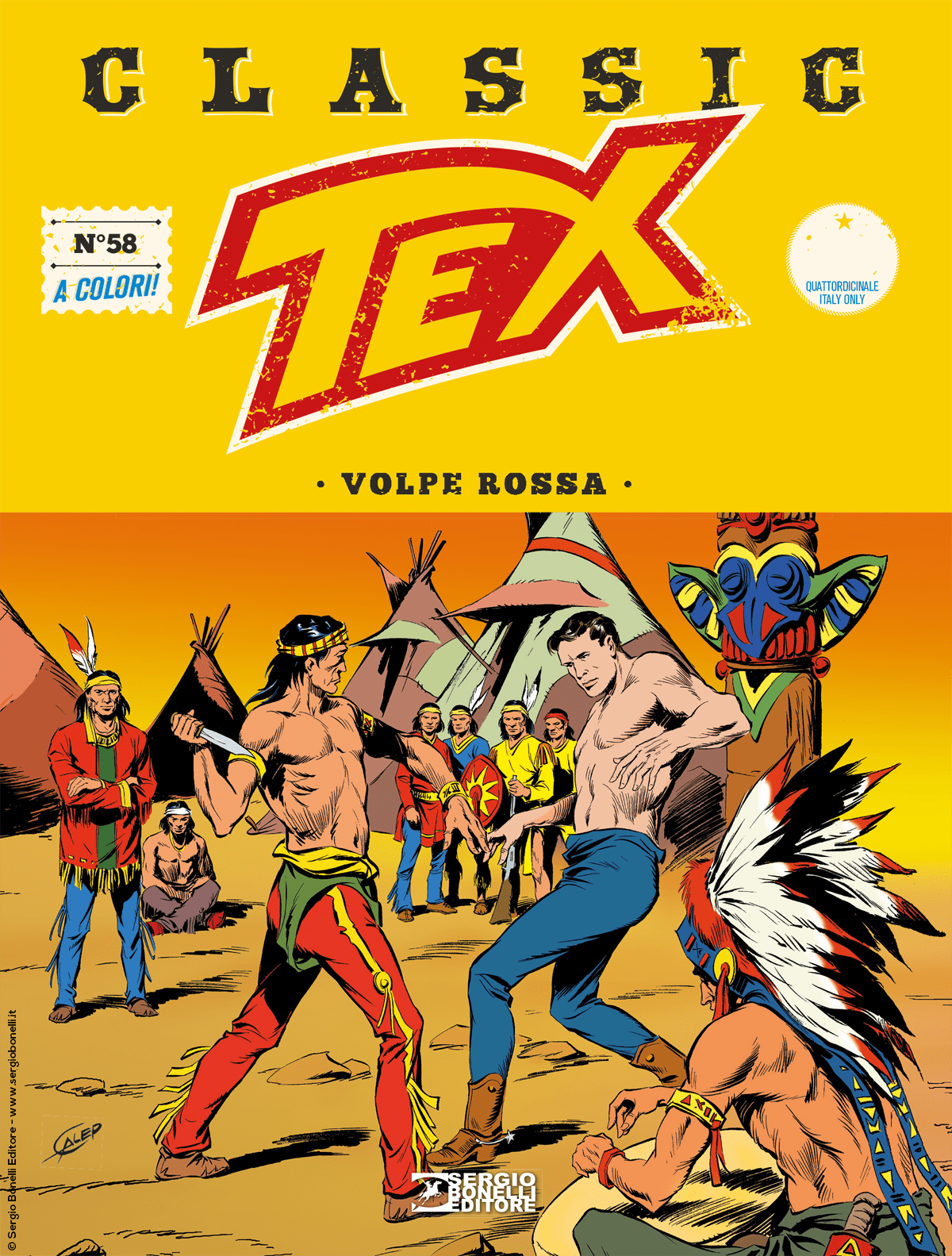 Volpe Rossa - Tex Classic 58 cover