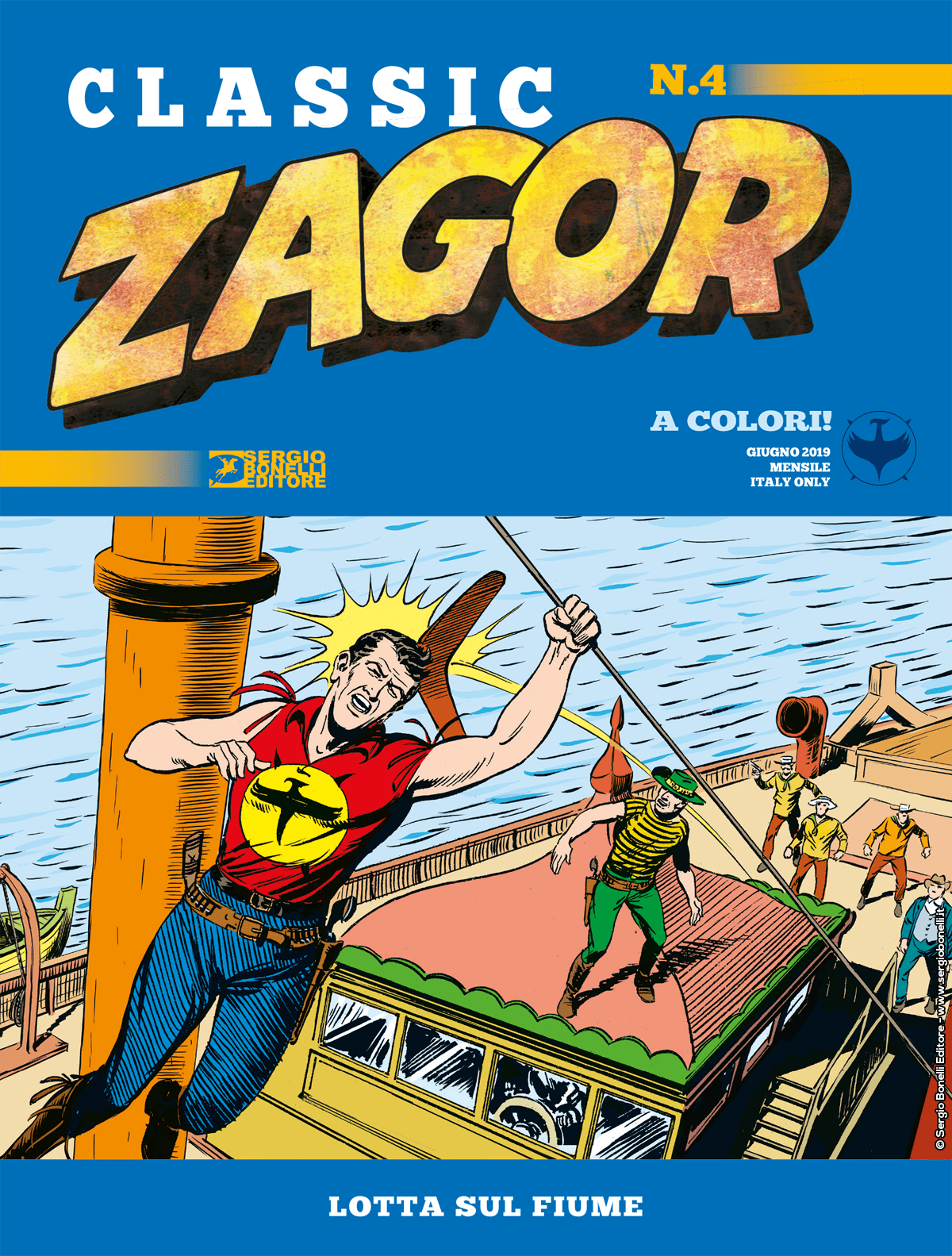 Lotta sul fiume - Zagor Classic 04 cover