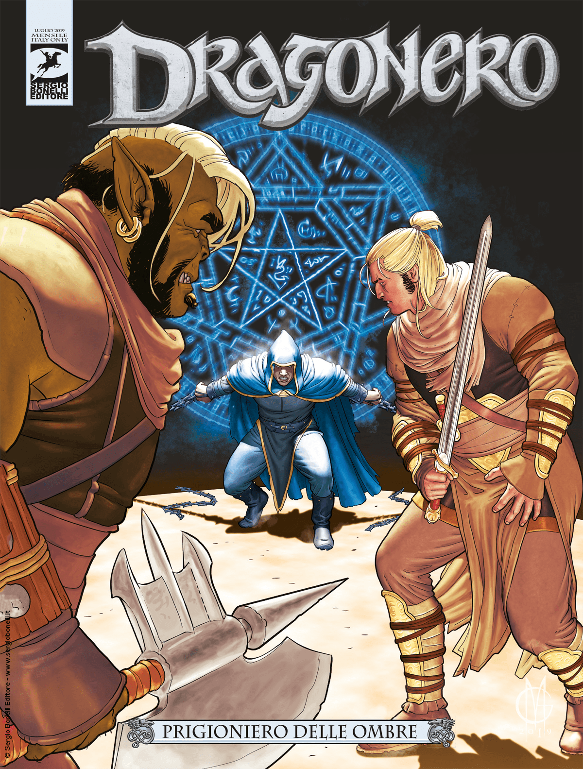 Prigioniero delle ombre - Dragonero 74 cover