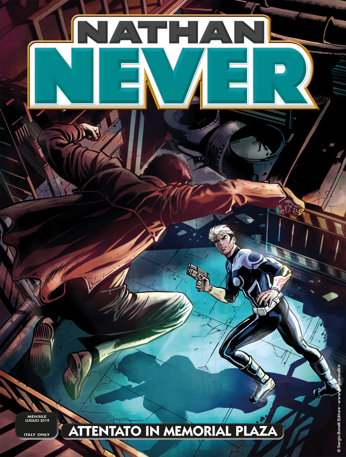 Attentato in Memorial Plaza - Nathan Never 338 cover