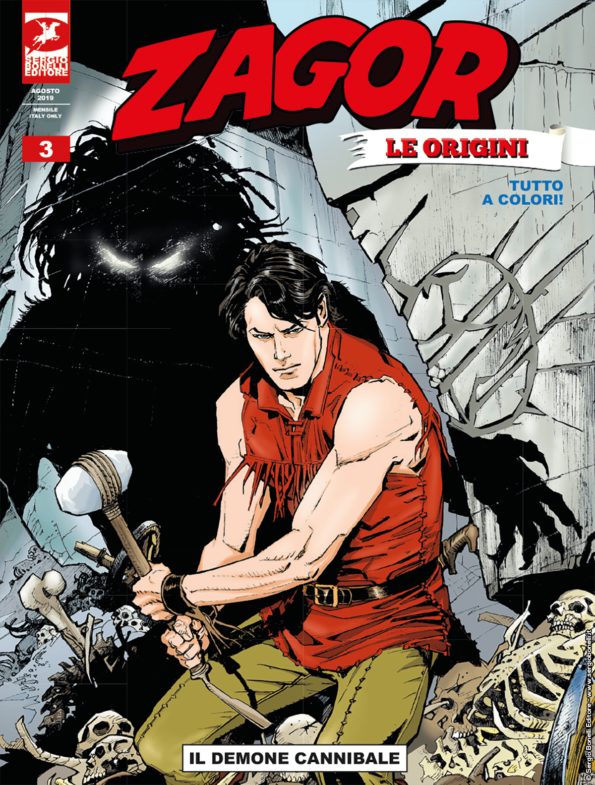 Il demone cannibale - Zagor Le Origini 03 cover