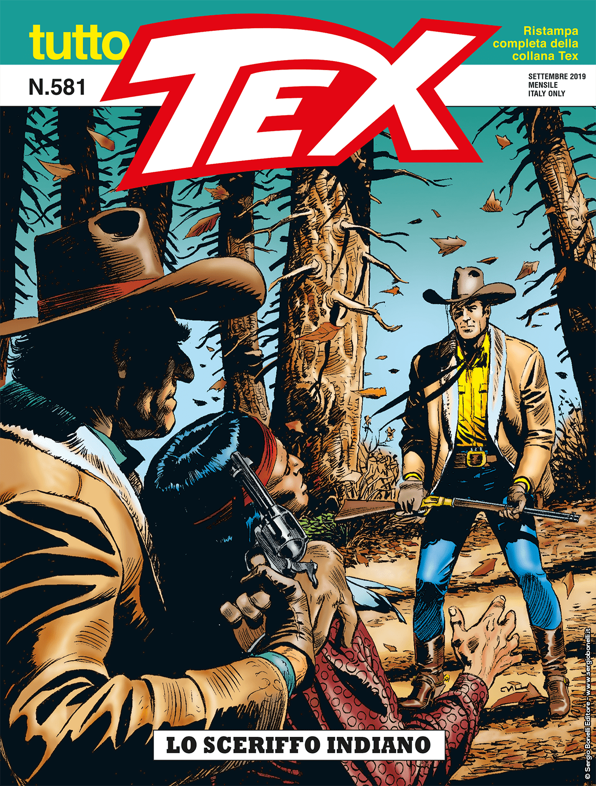 Lo sceriffo indiano - Tutto Tex 581 cover