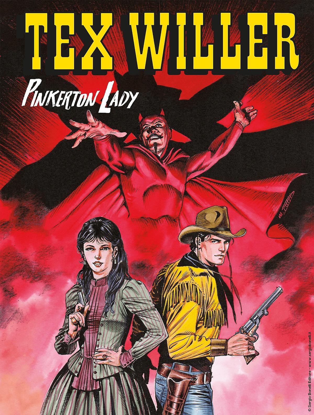 Pinkerton Lady - Tex Willer 10 cover